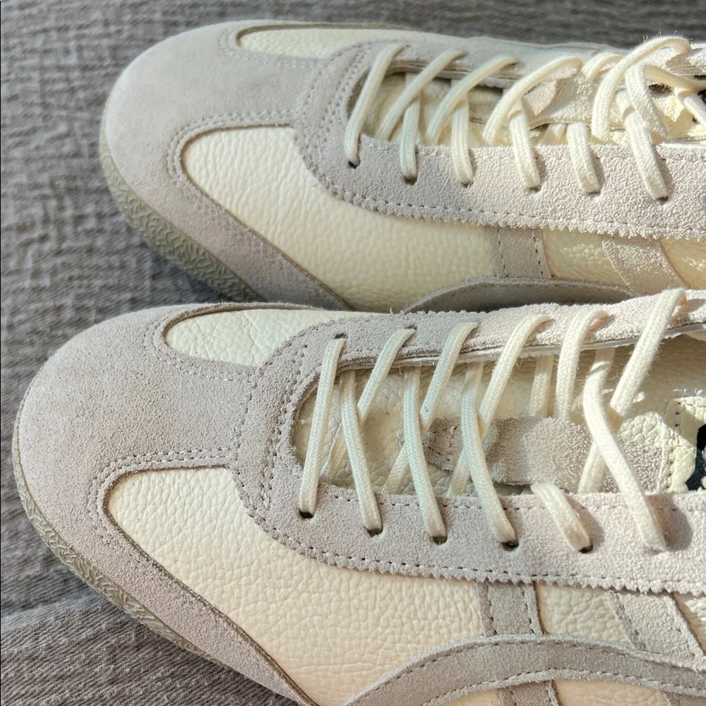 Onitsuka Tiger by Asics Cream and Beige Women's Athletic Sneakers - Picture 7 of 8